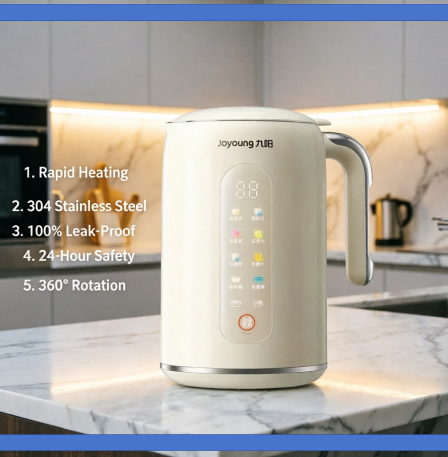 Soy Milk Maker - 220V Joyoung Soy Milk Maker, 1L