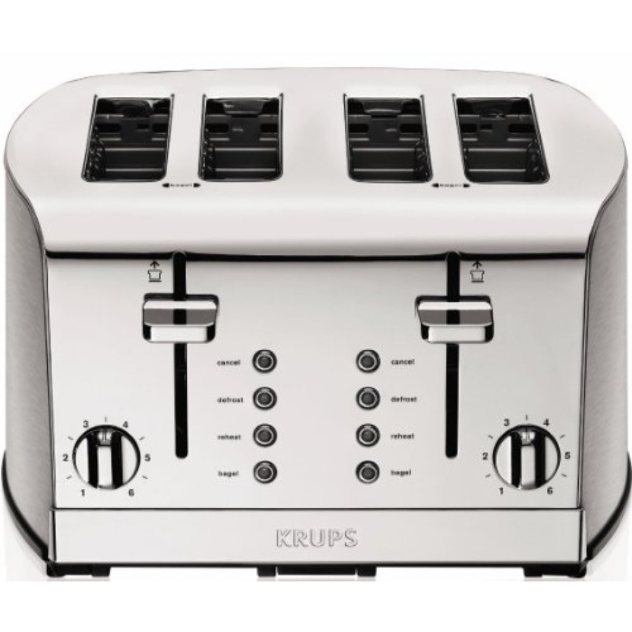 Toaster 4 Slice - Breakfast Set Stainless Steel Toaster 4