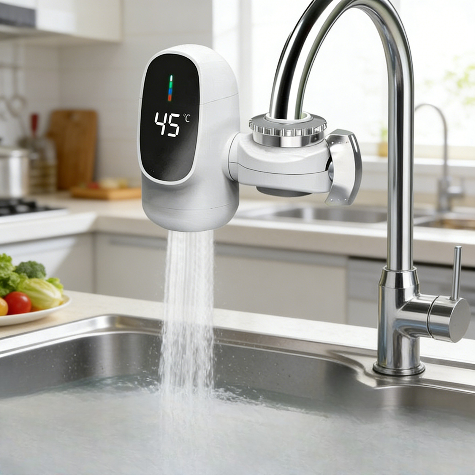 Kitchen Appliances Home - 110V Rapid Heating Tap with Digital