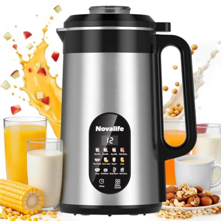 Soy Milk Maker - 12-in-1 Nut Milk Maker for Home