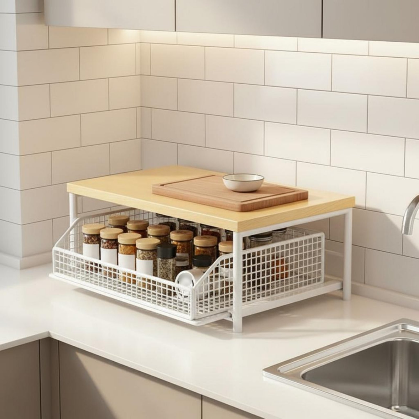 Kitchen Appliances Oven - 2-Tier Kitchen Counter Rack Versatile Countertop
