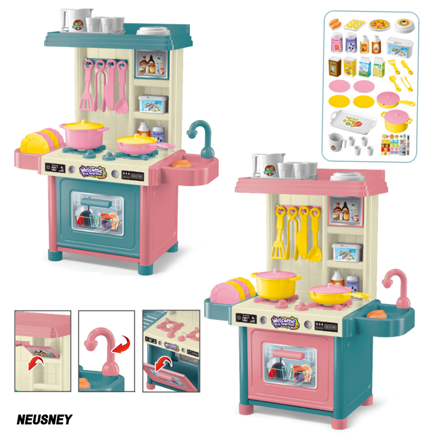Kitchen Appliances For Kids - mini 53PCS Pretend Play Kitchen Toy