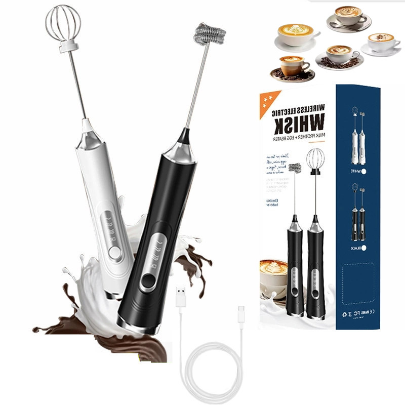 Kitchen Appliances Home - USB Electric Milk Frother Handheld Milk