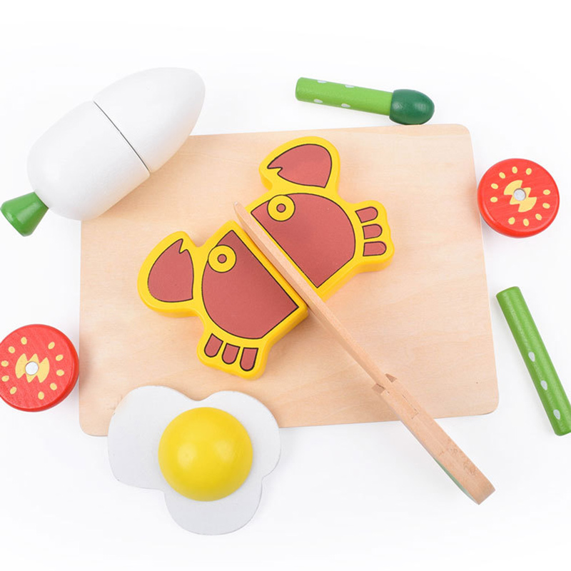 1PCS Wooden Toy Magnetic Cutti – Kitchen Appliances For Kids recenzja i cena