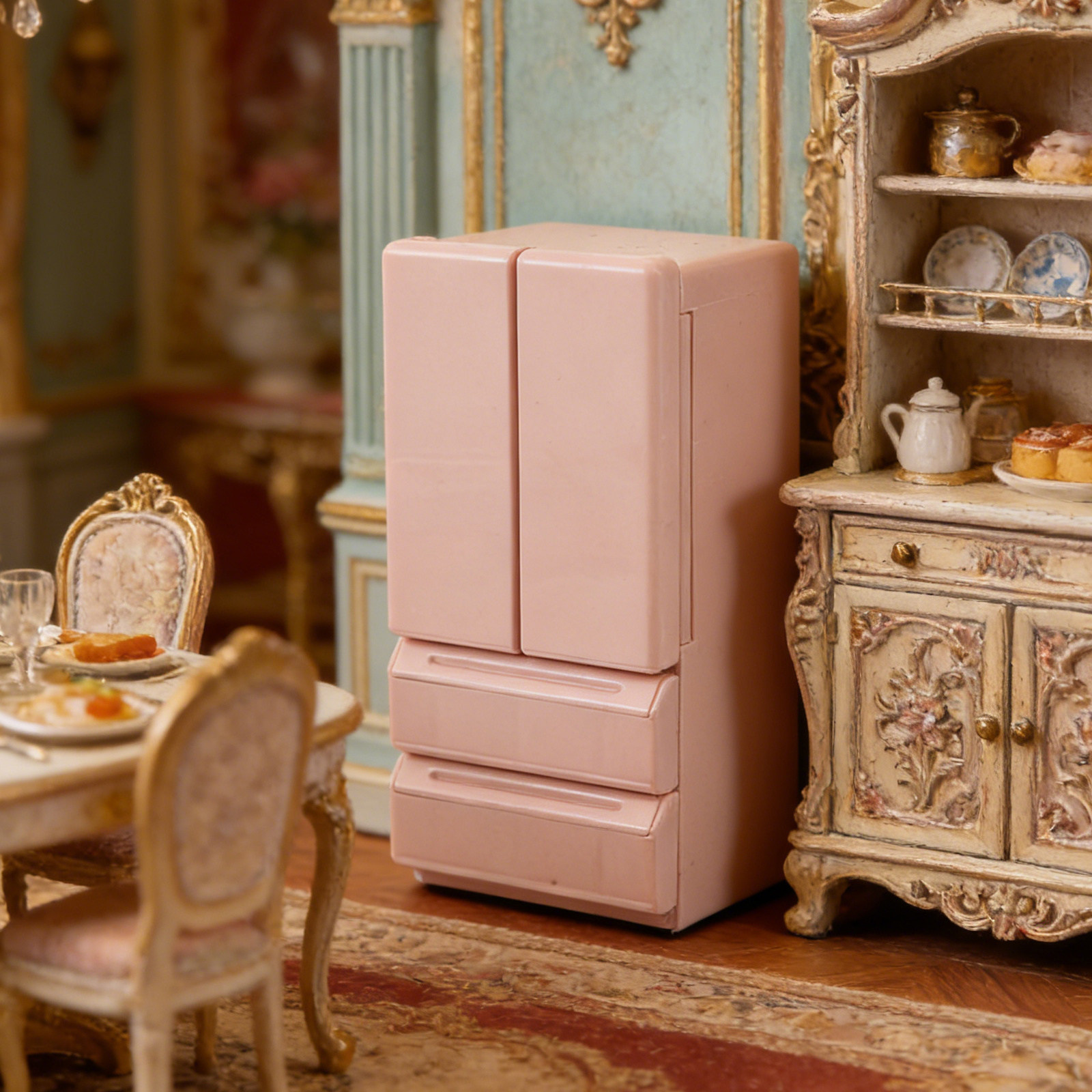 Mini Dollhouse Refrigerator Do – Kitchen Appliances For Kids recenzja i cena