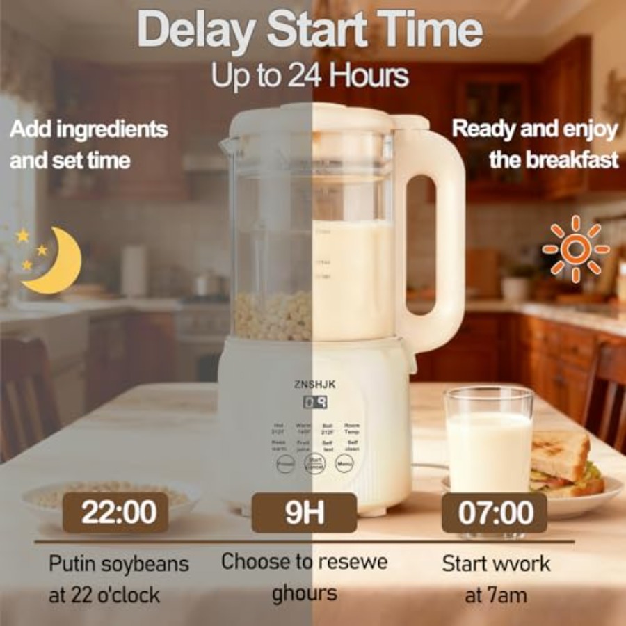 8-in-1 Nut Milk Maker 40oz Aut – Soy Milk Maker recenzja i cena