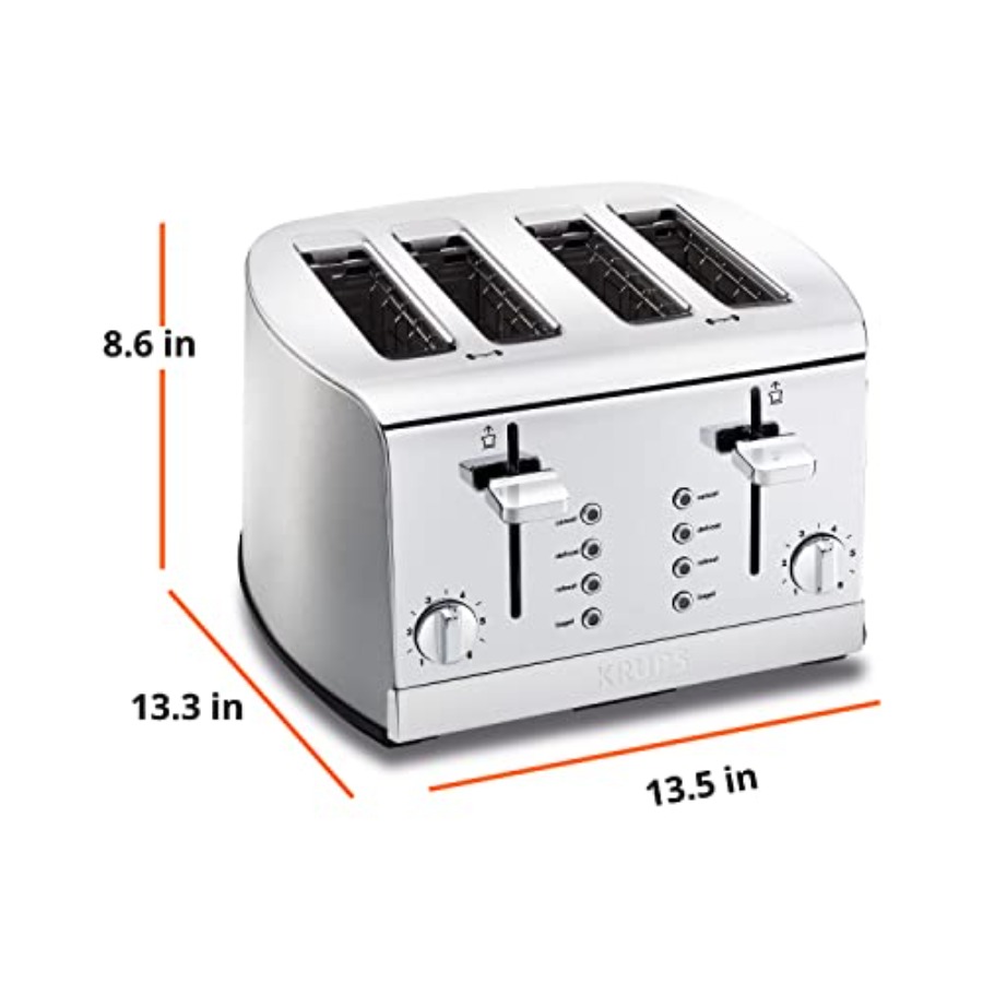 Breakfast Set Stainless Steel  – Toaster 4 Slice recenzja i cena