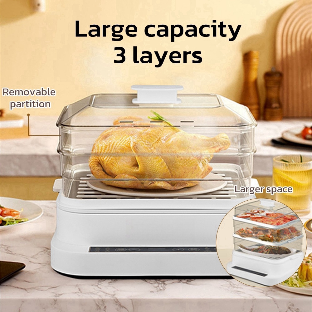 32L Smart Electric Steamer - 3 – Kitchen Appliances Home recenzja i cena