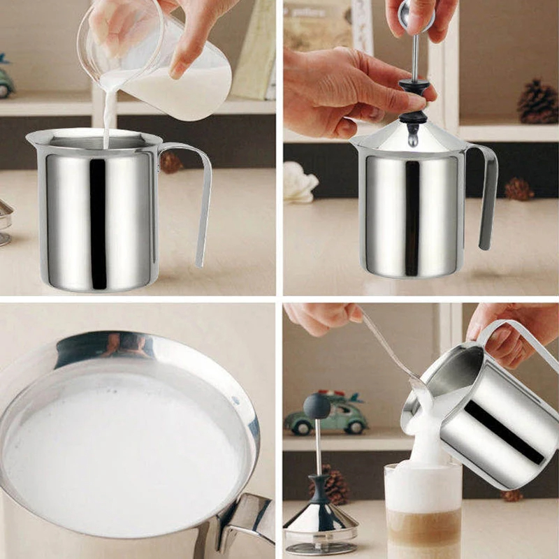 400ML Stainless Milk Frother F – Kitchen Appliances Home recenzja i cena