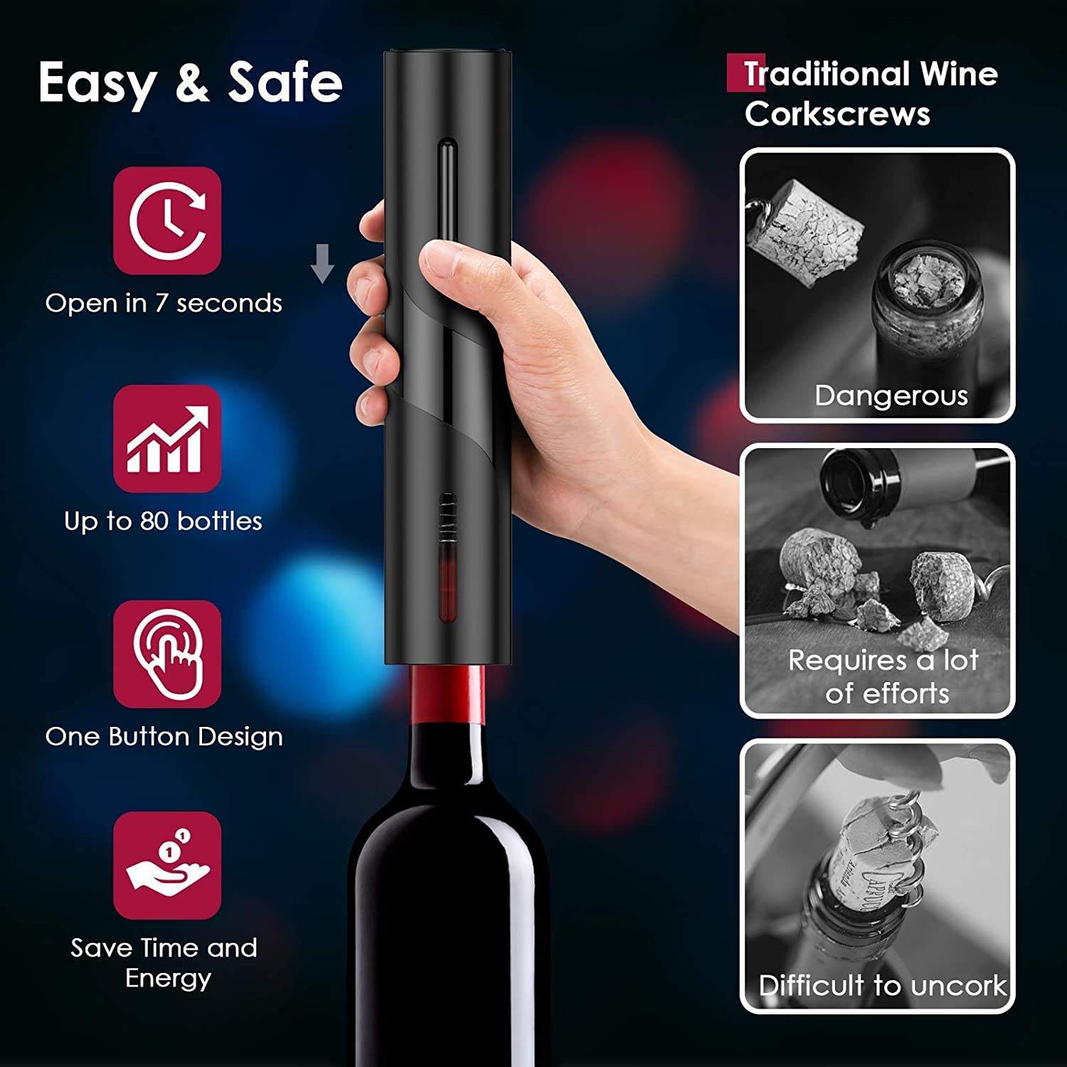 Electric Red Wine Openers Auto – Wine Opener Electric recenzja i cena