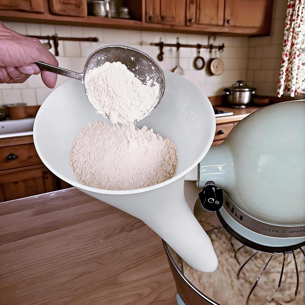 Spill Proof Flour Funnel for 5 – Kitchen Appliances Home recenzja i cena
