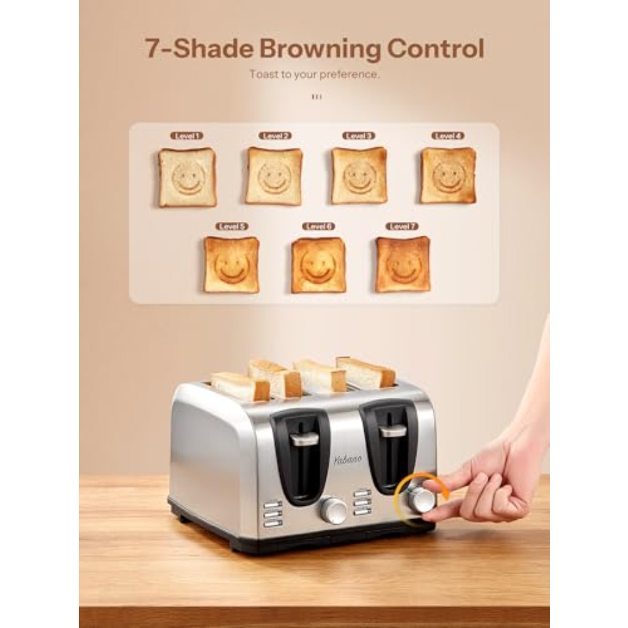 4-Slice Toaster with Extra Wid – Toaster 4 Slice recenzja i cena