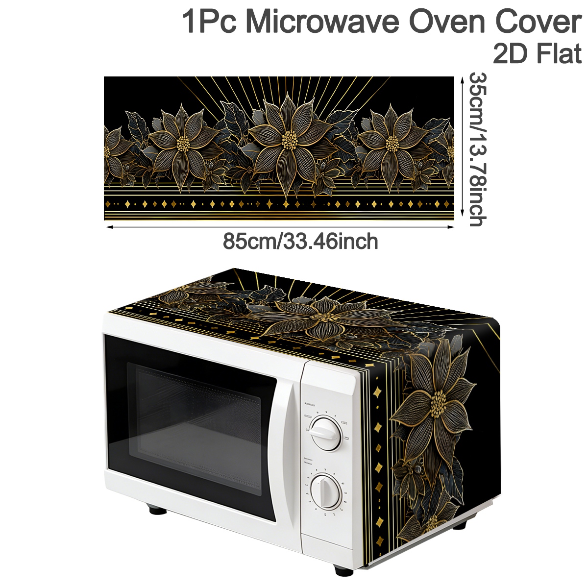 Luxury Black Gold Floral Micro – Kitchen Appliances Luxury recenzja i cena