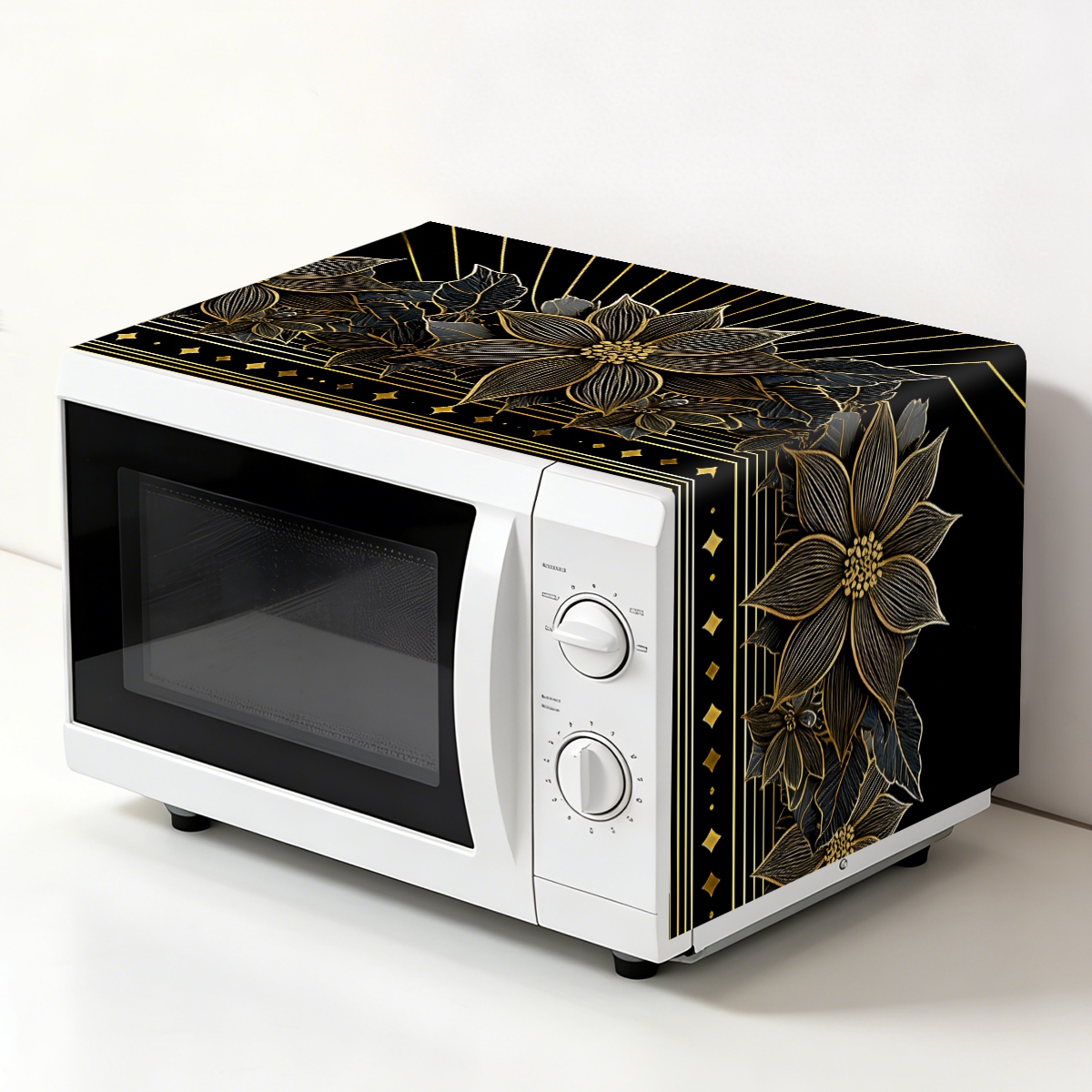 Luxury Black Gold Floral Micro – Kitchen Appliances Luxury recenzja i cena