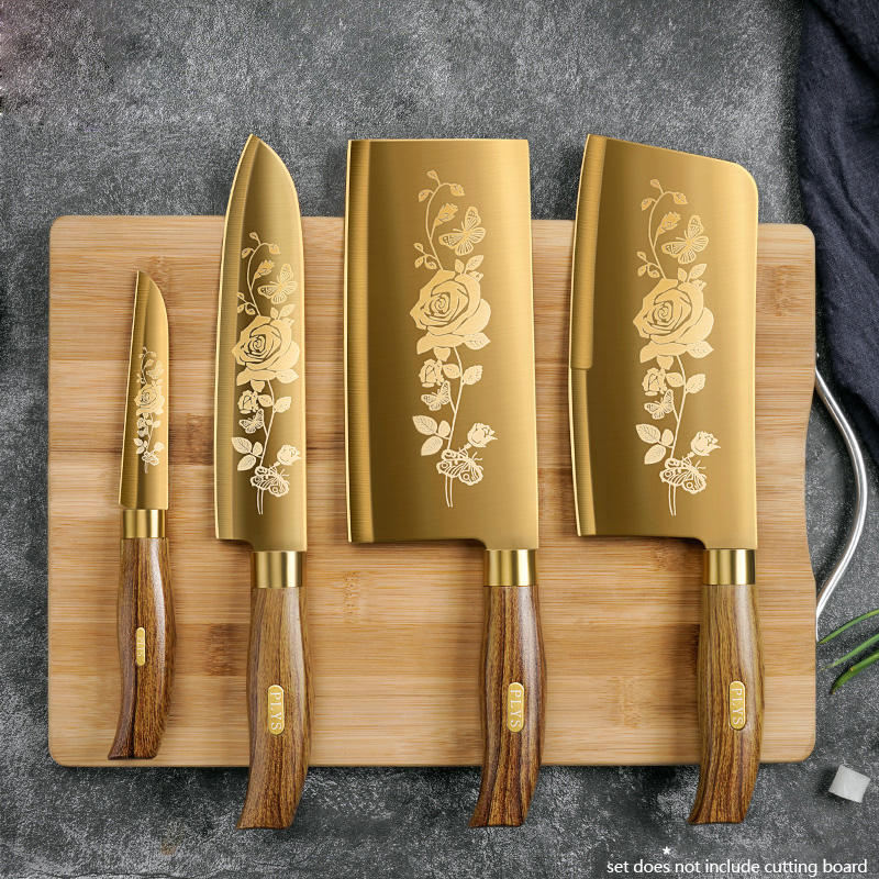 Golden Rose Pattern 4-pcs Kitc – Kitchen Appliances Luxury recenzja i cena