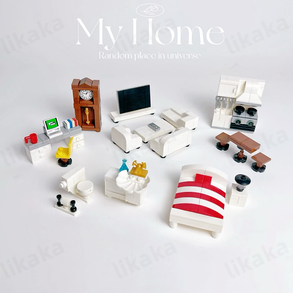 MOC House Furniture Blocks Com – Kitchen Appliances For Kids recenzja i cena