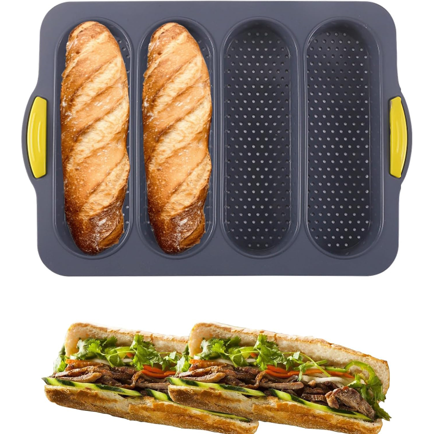 4-cavity Silicone Bread Loaf P – Kitchen Appliances Oven recenzja i cena