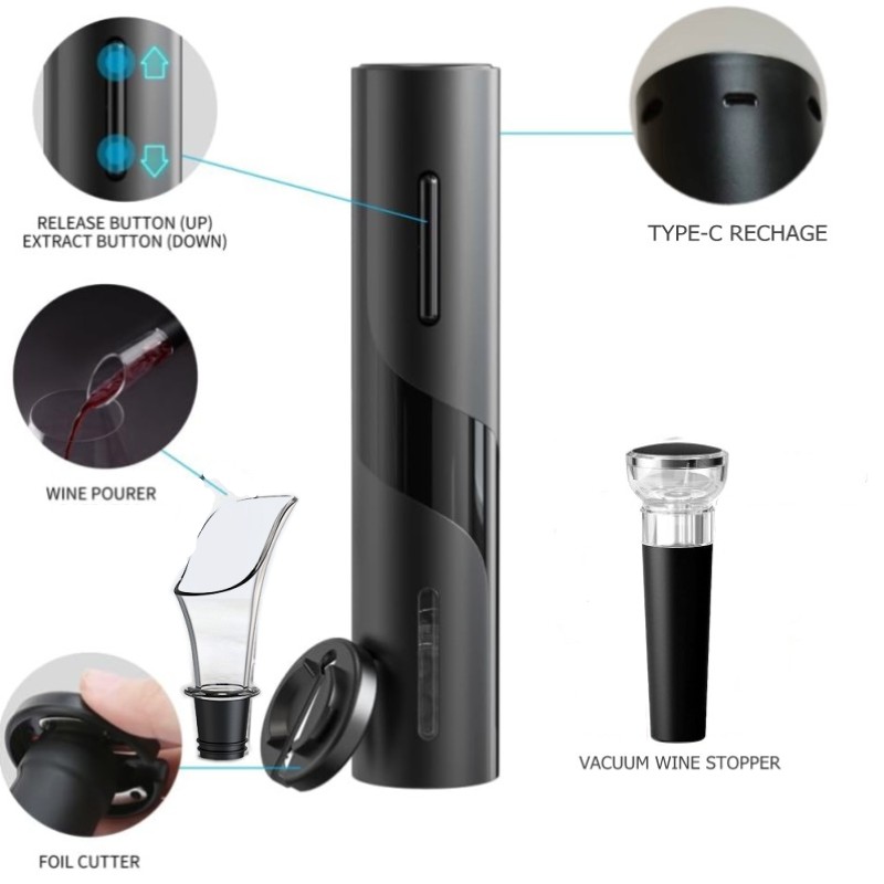 Rechargeable Multifunction Ele – Wine Opener Electric recenzja i cena