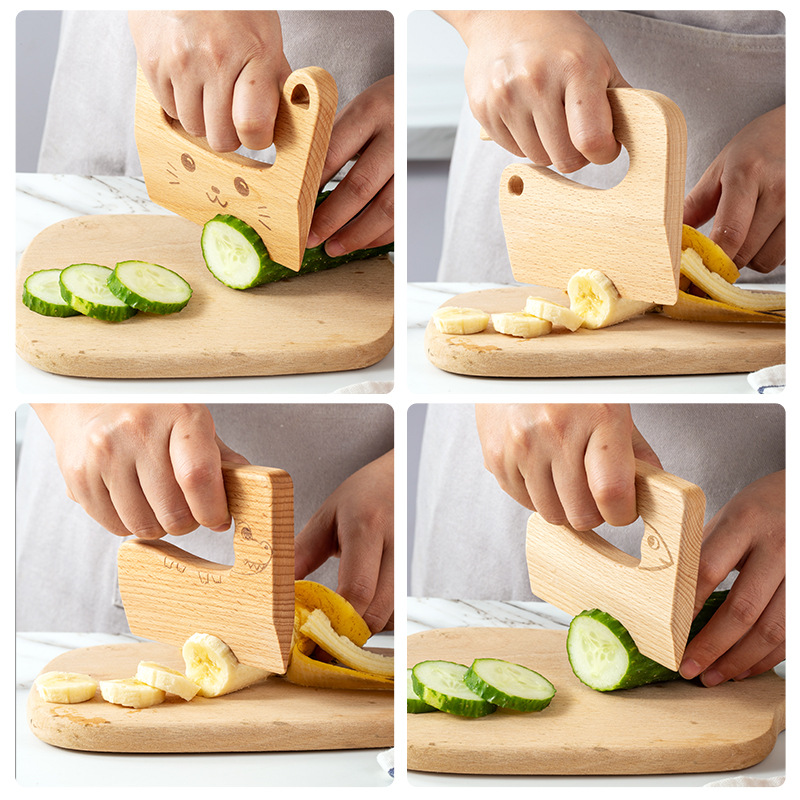 Wooden Kids Knife for Cooking  – Kitchen Appliances For Kids recenzja i cena