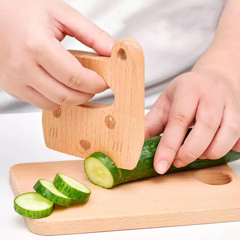 Wooden Kids Knife for Cooking  – Kitchen Appliances For Kids recenzja i cena