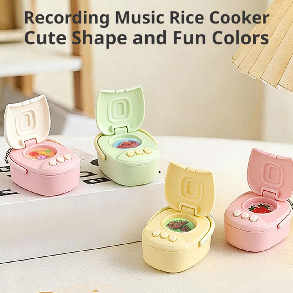 Cute Mini Rice Cooker Keychain – Kitchen Appliances For Gift recenzja i cena