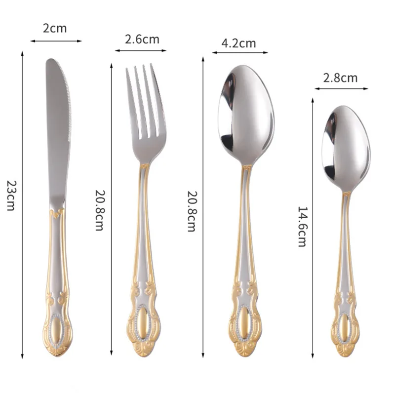 Golden Cutlery Set,Luxury Retr – Kitchen Appliances Luxury recenzja i cena