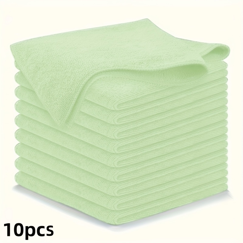 1-50Pcs Light Green Microfiber – Kitchen Appliances Home recenzja i cena