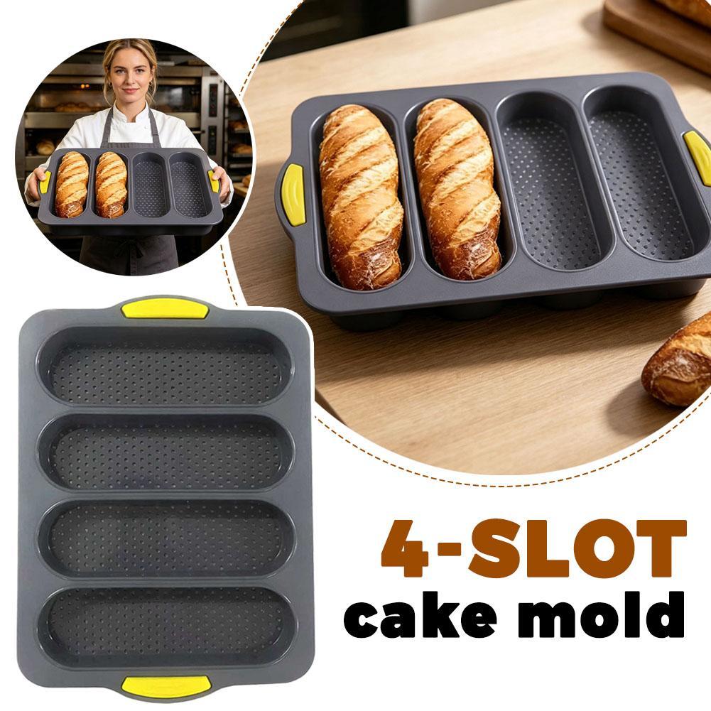 4-Slot Silicone Bread Mold, Fo – Kitchen Appliances Oven recenzja i cena