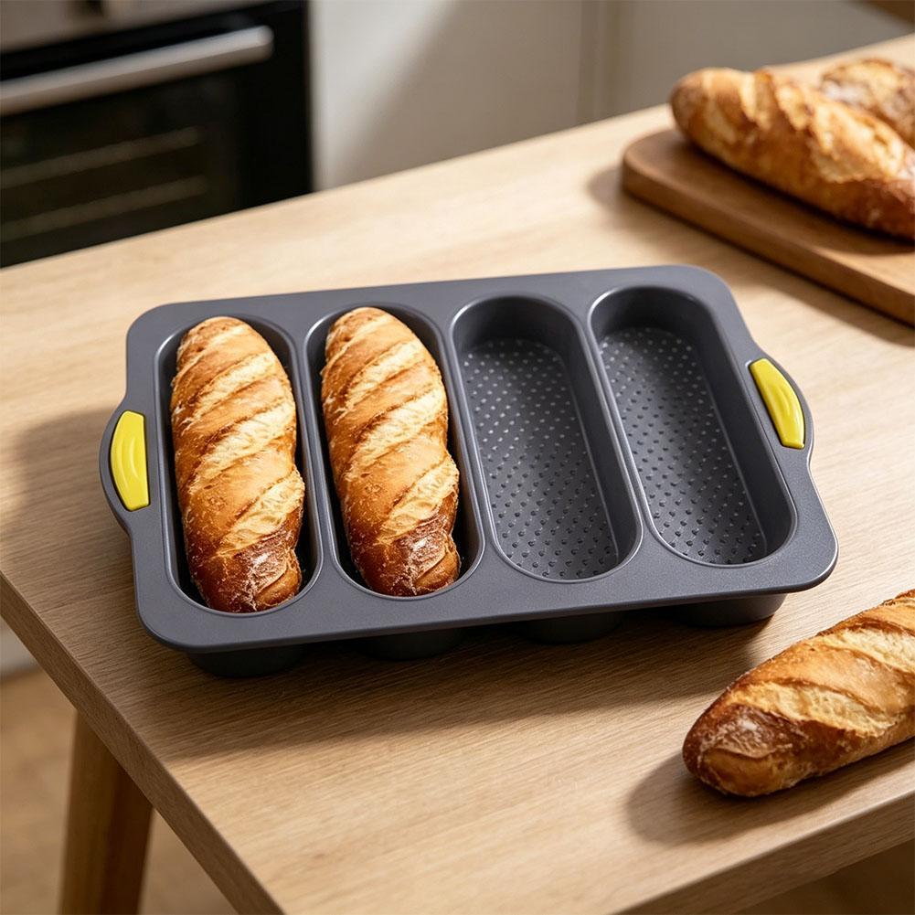 4-Slot Silicone Bread Mold, Fo – Kitchen Appliances Oven recenzja i cena