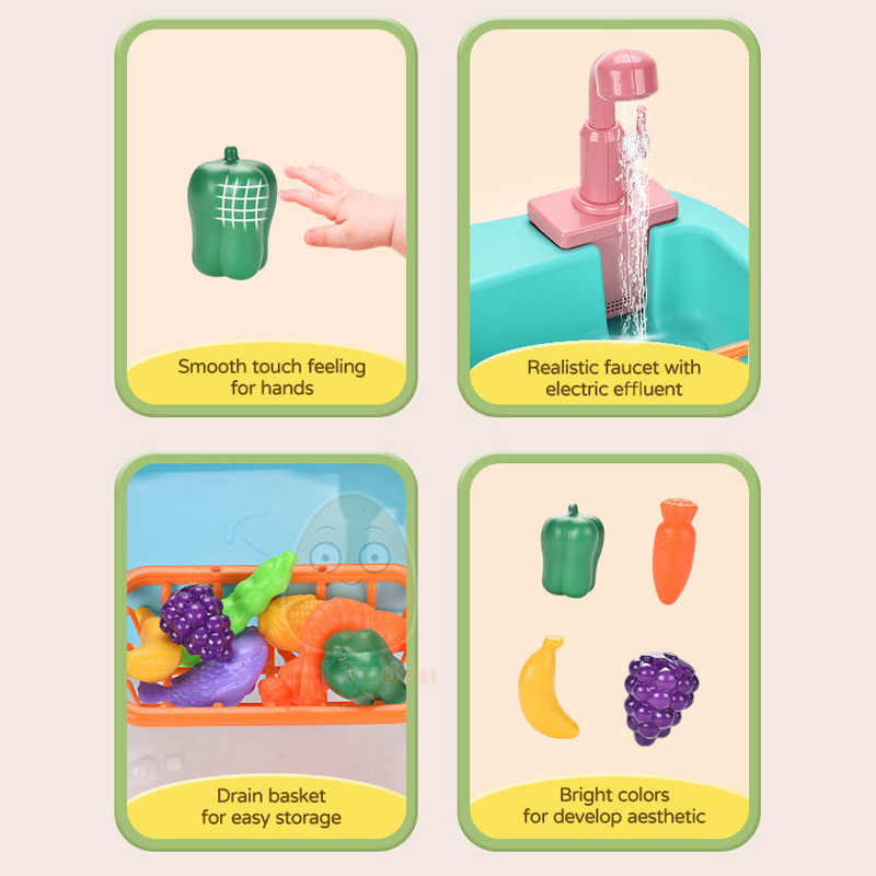 Kids Toy Pretend Play Kitchen  – Kitchen Appliances For Kids recenzja i cena