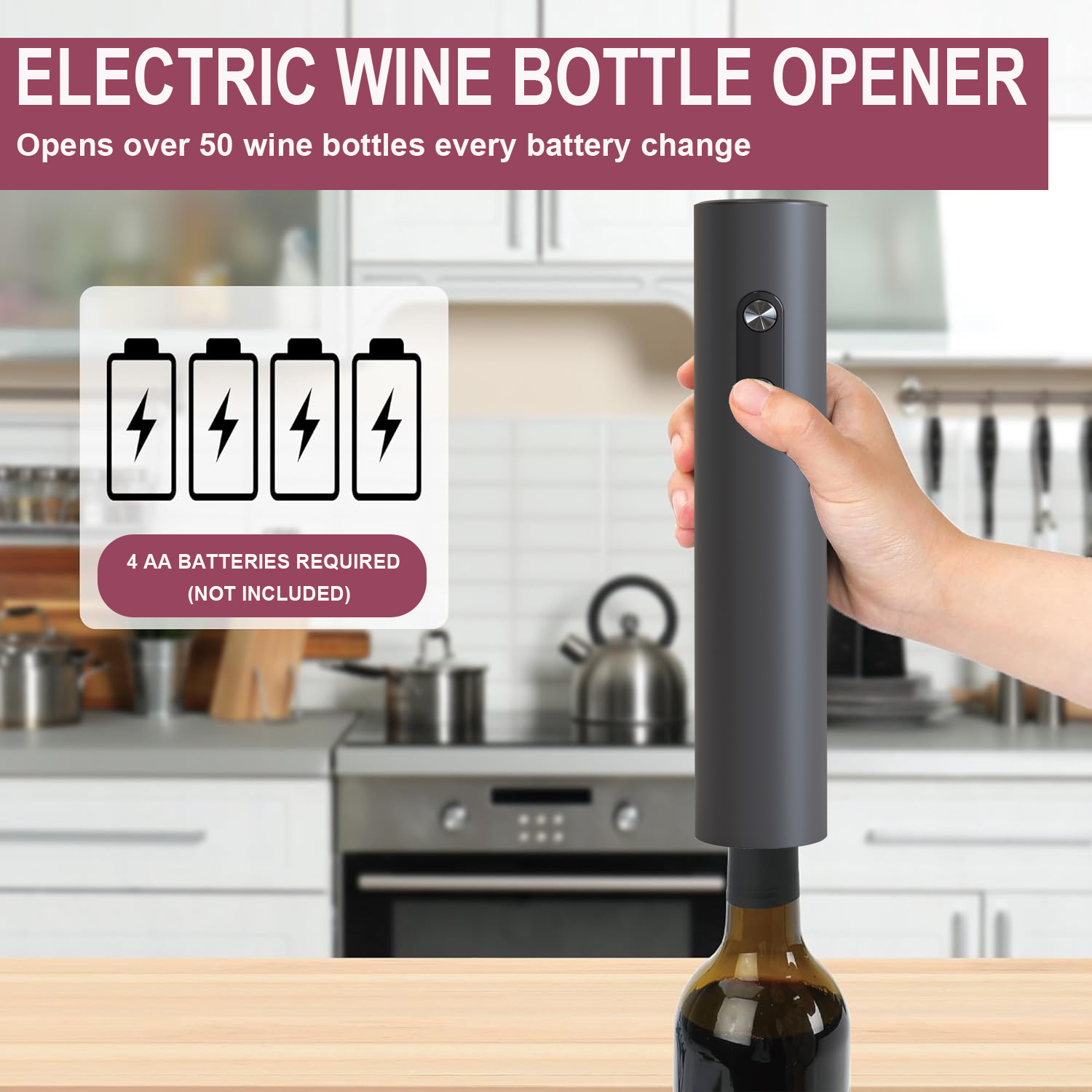 Electric Wine Opener, Black Co – Wine Opener Electric recenzja i cena