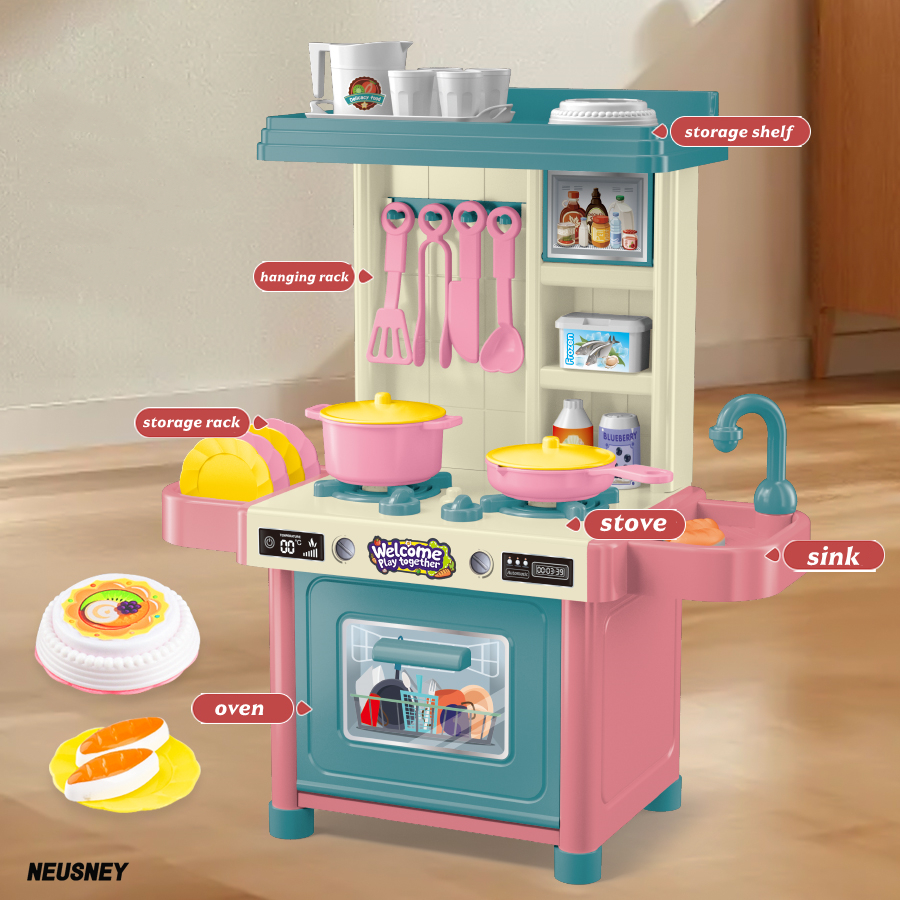 mini 53PCS Pretend Play Kitche – Kitchen Appliances For Kids recenzja i cena