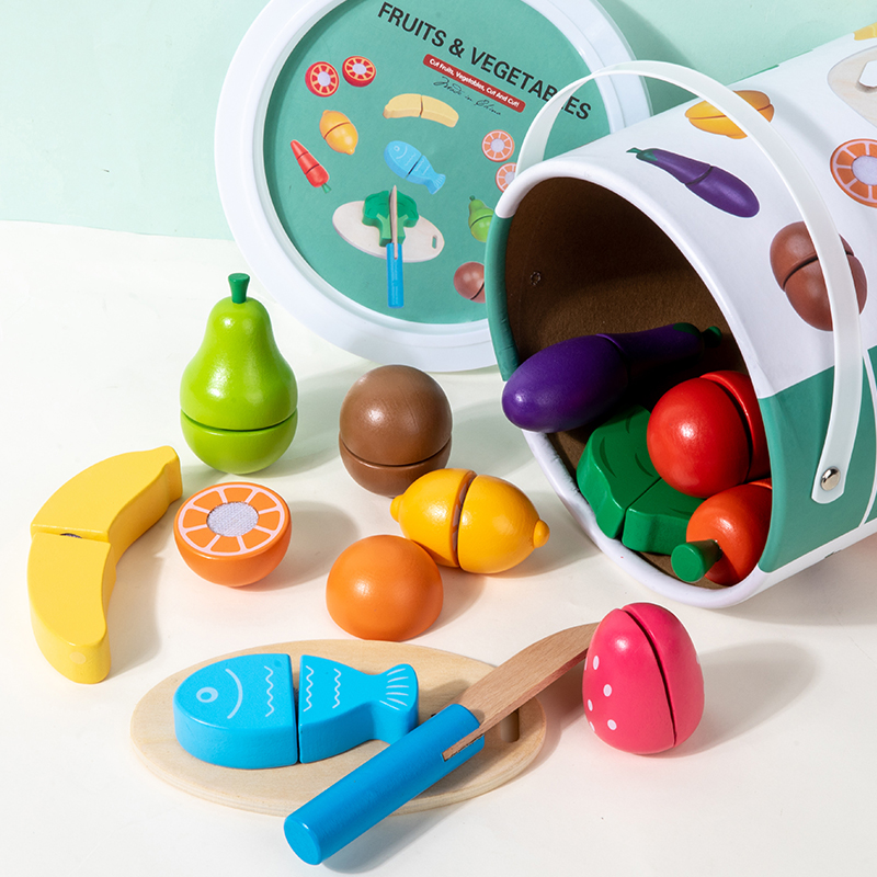 Wooden Pretend Toy Simulation  – Kitchen Appliances For Kids recenzja i cena