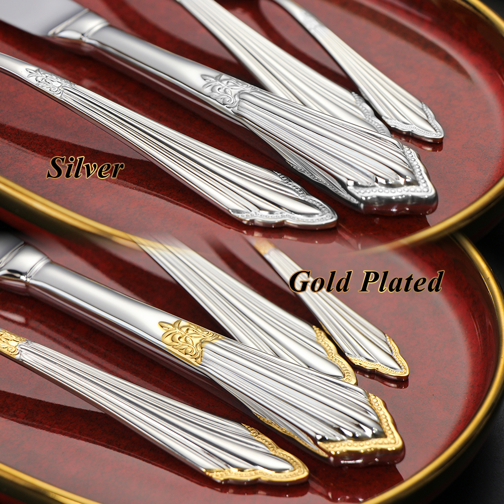 4/8/12/16/20 Pieces Gold Plate – Kitchen Appliances Luxury recenzja i cena