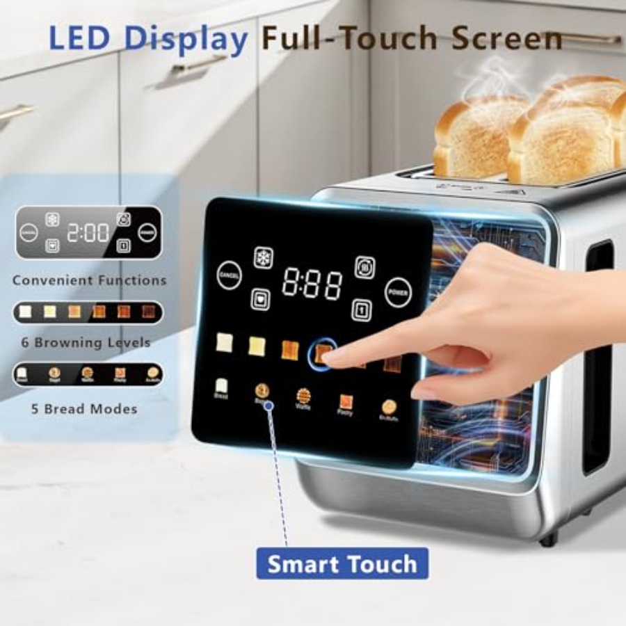 4-Slice Touch Screen Smart Toa – Toaster 4 Slice recenzja i cena
