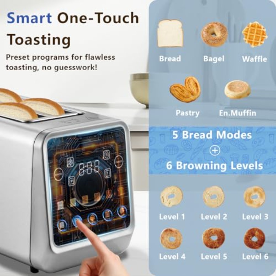4-Slice Touch Screen Smart Toa – Toaster 4 Slice recenzja i cena